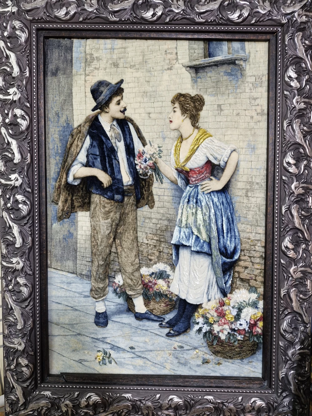 تابلو فرش ملاقات